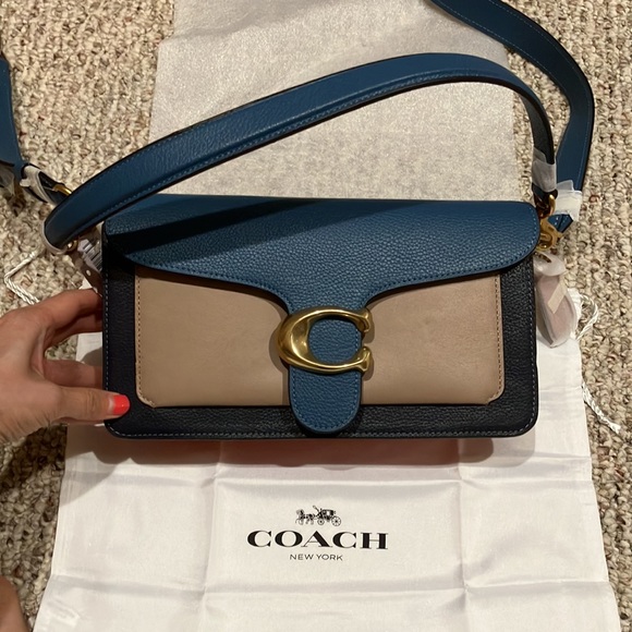Coach Tabby Shoulder Bag 26 In Colorblock 76105 - Picture 3 of 13